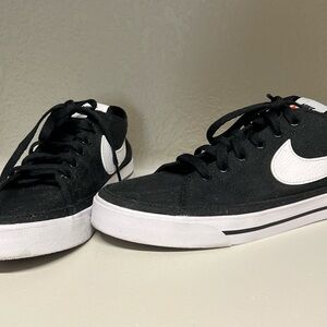 Nike Black Sneakers with White Details